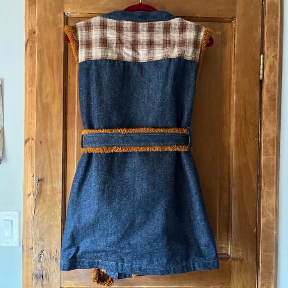 Pastiche Denim Mini Dress/Vest - Picture 3 of 5